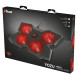 Trust Підставка для ноутбука GXT278 YOZU COOLING (17.3") RED LED Black