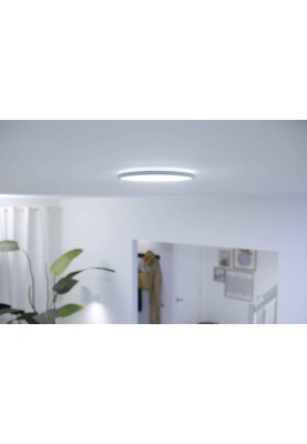 WiZ Світильник стельовий розумний SuperSlim Ceiling, 16W, 1500lm, 29,2см, 2700-6500K, Wi-Fi, білий