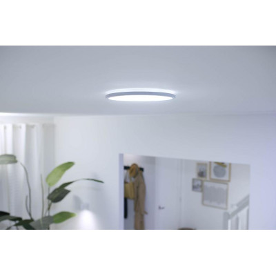 WiZ Світильник стельовий розумний SuperSlim Ceiling, 16W, 1500lm, 29,2см, 2700-6500K, Wi-Fi, білий