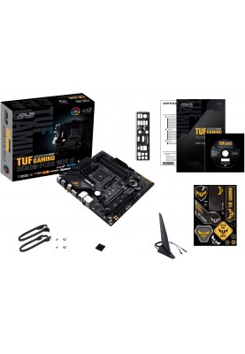 ASUS Материнcька плата TUF GAMING B550M-PLUS WIFI II sAM4 B550 4xDDR4 M.2 HDMI DP Wi-Fi BT mATX