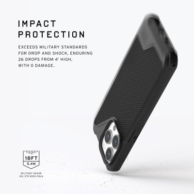 UAG Чохол для Apple iPhone 15 Pro Metropolis LT Magsafe, Kevlar Black
