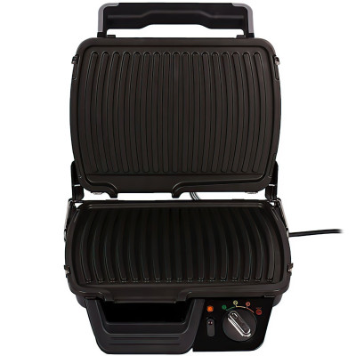 Tefal Гриль прижимний SuperGrill 2000Вт, темп. режимів-4, з`ємні пластини, метал