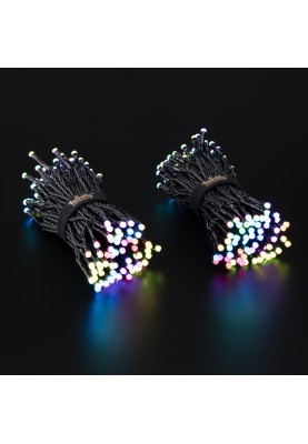 Twinkly Smart LED Гірлянда Twinkly Strings RGB 250, Gen II, IP44, довжина 20м, кабель чорний