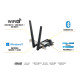 ASUS WiFi-адаптер PCE-AXE5400 Bluetooth 5.2 PCI Express WPA3 OFDMA MU-MIMO