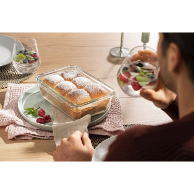 Tefal Форма універсальна із кришкою MASTERSEAL GLASS 1.3 л, скло