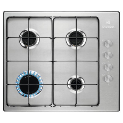 Electrolux Варильна поверхня газова, 60см, нерж