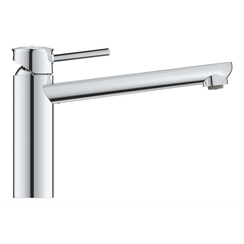 Grohe Змішувач для кухні BauClassic, довж.виливу - 222мм, поворотний, 1важіль, хром