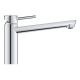Grohe Змішувач для кухні BauClassic, довж.виливу - 222мм, поворотний, 1важіль, хром