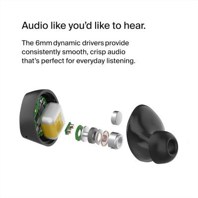 Belkin Навушники TWS Soundform Bolt True Wireless, чорний