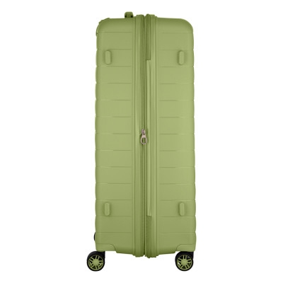 2E Валіза, Aero, поліпропілен, велика, 99/119 л, TSA, 4 колеса, EXP, оливково-зелений