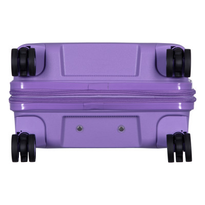 2E Валіза, Aero, поліпропілен, мала, 35/44 л, TSA, 4 колеса, EXP, лавандовий