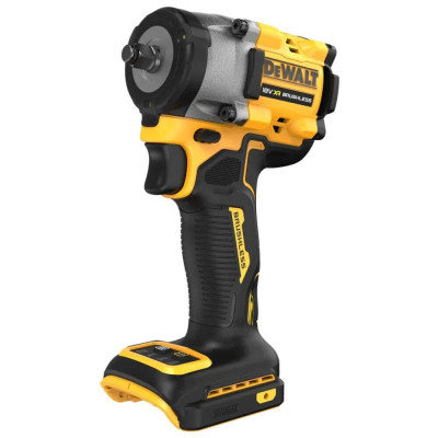 DeWALT Гайковерт ударний акумуляторний DeWALT XR Li-Ion 18В 610Нм 1440-2500об/хв 3550уд/хв 3/8" 1.1кг без АКБ та ЗП