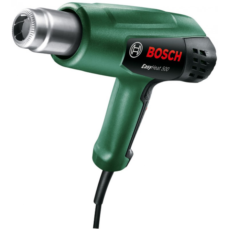 Bosch Фен будівельний EasyHeat 500, 1600Вт, 300/500°C, 240/450л•хв, 0.89кг