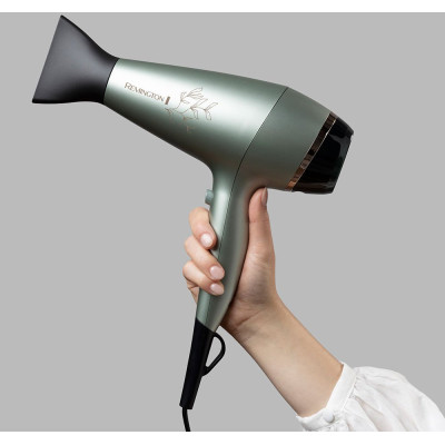 Remington Фен Botanicals, 2300Вт, 3 режими, дифузор, іоніз-я, хол. обдув, м'ятний