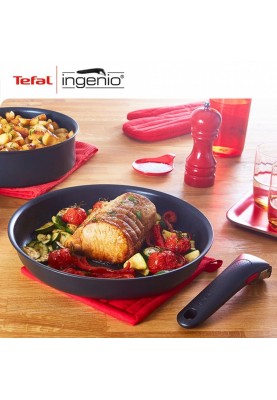 Tefal Набір посуду Ingenio Daily Chef 8 предметів, алюміній, кришка, змінна ручка