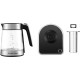Russell Hobbs Електрочайник Attentiv Kettle, 1.7л, Strix, скло, база зі сховищем для шнура, сірий