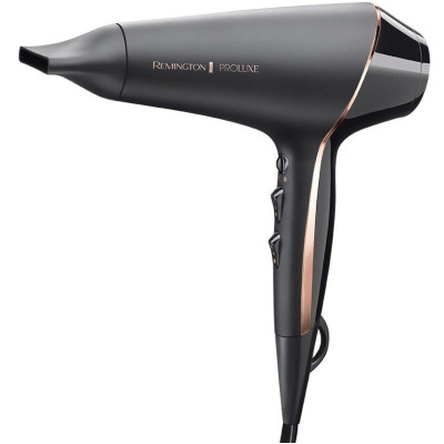 Remington Фен ProLuxe Midnight Edition, 2400Вт, 3 режими, дифузор, іоніз-я, хол. обдув, чорний