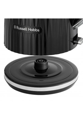 Russell Hobbs Електрочайник Eden, 1.7л, нержавіюча сталь, пластик, чорний