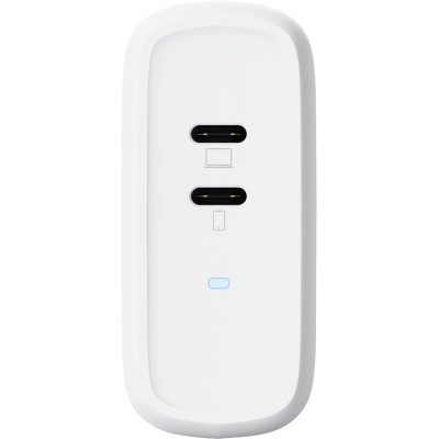 Trust Зарядне пристрій мережевий Maxo 65Вт, 2xUSB-C PD, білий