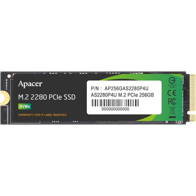 Apacer Накопичувач SSD M.2 256GB PCIe 3.0 P4U