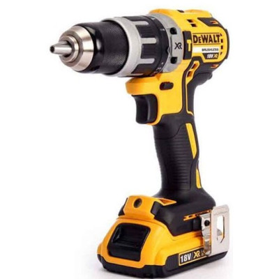 DeWALT Шурупокрут-дриль акумуляторний XR Li-Ion 18В акб 2х2А·рік 70Нм 550-2000об/хв кейс, ЗП 1.2кг DeWALT Шурупокрут-дриль акумуляторний XR Li-Ion 18В акб 2х2А·рік 70Нм 550-2000об/хв кейс, ЗП 1.2кг