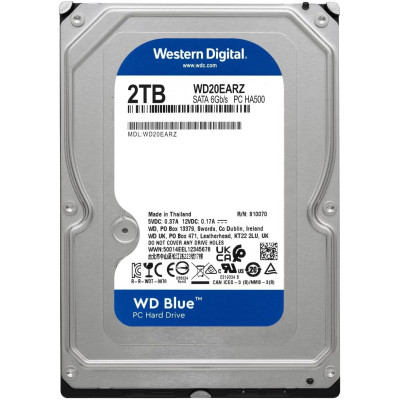 WD Жорсткий диск WD 2TB 3.5" 5400 64MB SATA Blue WD Жорсткий диск WD 2TB 3.5" 5400 64MB SATA Blue