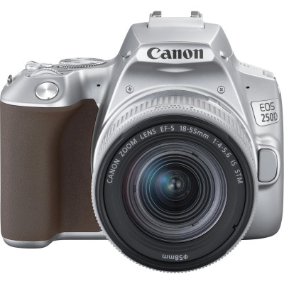 Canon Цифрова фотокамера дзеркальна EOS 250D kit 18-55 IS STM Silver