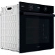 Whirlpool Духова шафа електрична, 71л, A+, дисплей, конвекція, телескопічні напрямні, пара, чорний