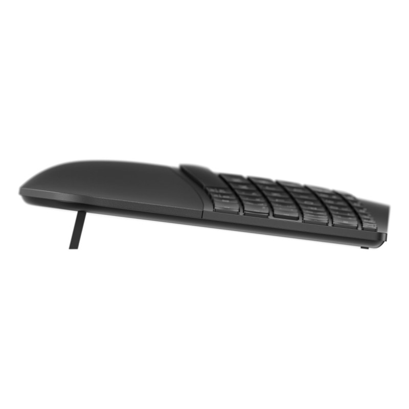 HP Клавіатура мембранна 960 BLK Ergonomic split-zone, 112key, BT, EN/UK, чорний