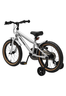 Miqilong Дитячий велосипед ST 16" срібний