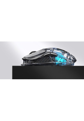 GravaStar Миша Mercury M2, BT/WL/USB-A, RGB, чорно-прозорий