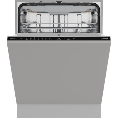 Gorenje Посудомийна машина вбудовувана, 16компл., A++, 60см, AquaStop, автоматичне відчинення, сенсорн.упр, 3и кошики, білий