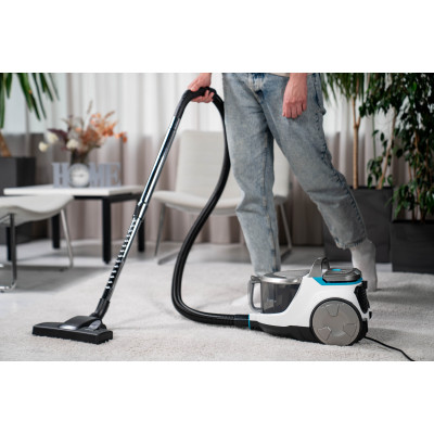 ARDESTO Пилосос контейнерний, 700Вт, конт пил -2.5л, НЕРА, біло-сріблястий