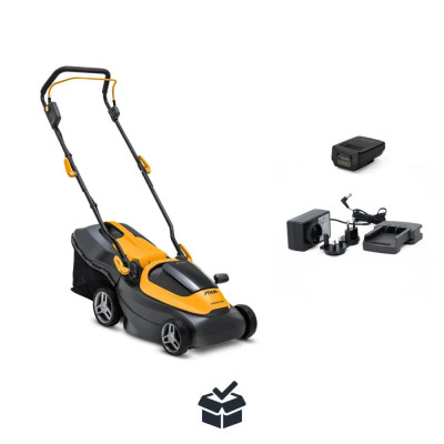 Stiga Газонокосарка акумуляторна Collector136eKit 20В 2х2А·рік 34см 35л 25-75мм ЗП 11.75кг Stiga Газонокосарка акумуляторна Collector136eKit 20В 2х2А·рік 34см 35л 25-75мм ЗП 11.75кг
