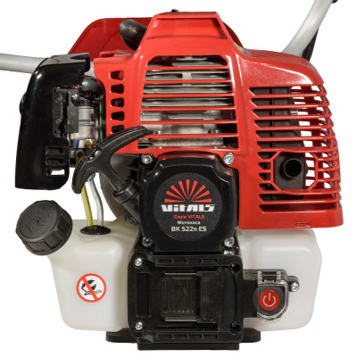 Vitals Тример садовий бензиновий Vitals BK 522n ES 1.5кВт/2к.с. 52см3 25.5см ніж/ліска 43см електростартер 9.1кг Vitals Тример садовий бензиновий Vitals BK 522n ES 1.5кВт/2к.с. 52см3 25.5см ніж/ліска 43см електростартер 9.1кг