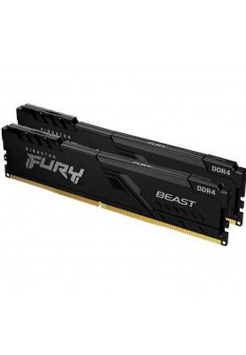 Kingston Пам'ять ПК DDR4 64GB KIT (32GBx2) 3600 Fury Beast Black