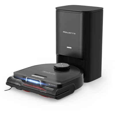Rowenta Робот-пилосос миючий X-Plorer Serie 240+ AI Animal & Allergy, 8000ПаВт, h=9.7см, 0.22л, конт пилок -0.35л, автон. робота до 120хв, чорний