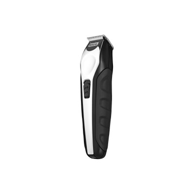 Moser Тример WAHL Ergonomic Total Grooming Kit, для бороди, вісів і тіла, акум., роторний мотор, насадок-13, сталь, чорно-сріблястий