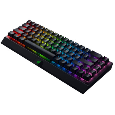 Razer Клавіатура гравця BlackWidow V3 Mini HyperSpeed Green Switch WL/BT/USB RU RGB, Black