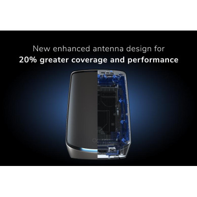 NETGEAR Система WiFi-Mesh Orbi RBK862SB AX6000, 2мод, чорний