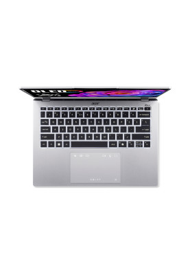 Acer Ноутбук Swift Go 14 SFG14-74 14" WUXGA OLED, Intel U7-255H, 16GB, F1TB, UMA, Win11, сріблястий