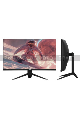 2E Gaming Монітор 27" G2725BV HDMI, DP, VA, 2560x1440, 180Hz, 1ms, CURVED, FreeSync