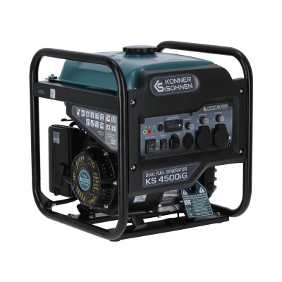 Könner & Söhnen Генератор газобензиновий інверторний KS 4500iG, 230В, 4.5кВт, ручний стартер, 33.5кг