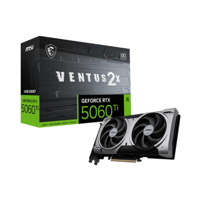 MSI Відеокарта GeForce RTX 5060 Ti 16GB GDDR7 VENTUS 2X OC PLUS