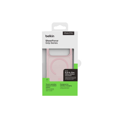 Belkin Чохол Belkin для iPhone 17 Pro, Magnetic Protective Grip, Pink Belkin Чохол Belkin для iPhone 17 Pro, Magnetic Protective Grip, Pink