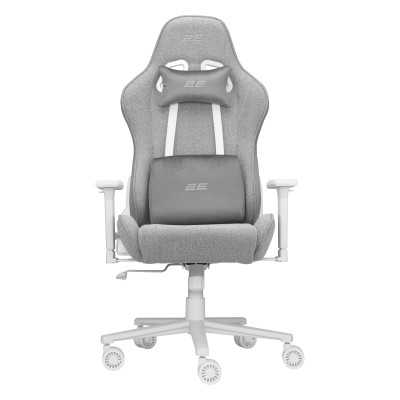 2E Gaming Крісло BUSHIDO II WE, тканина, 3D-Armrests, сірий світлий