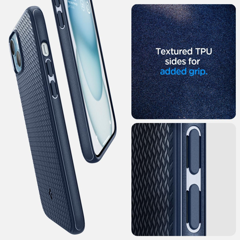 Spigen Чохол для Apple iPhone 15 Mag Armor MagFit, Navy Blue