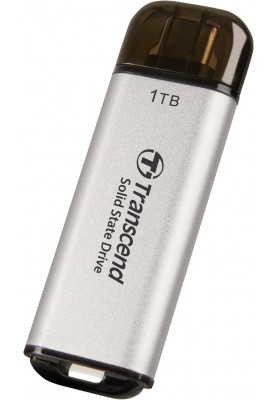 Transcend Портативний SSD 1TB USB 3.1 Gen 2 Type-C ESD300 Silver