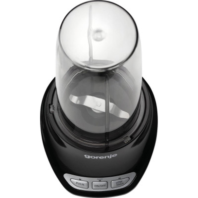 Gorenje Блендер стаціонарний, 1000Вт, чаша-1000мл, подрібнювач, чорний