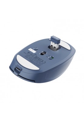 Trust Миша OZZA compact, BT/WL/USB-A, синій